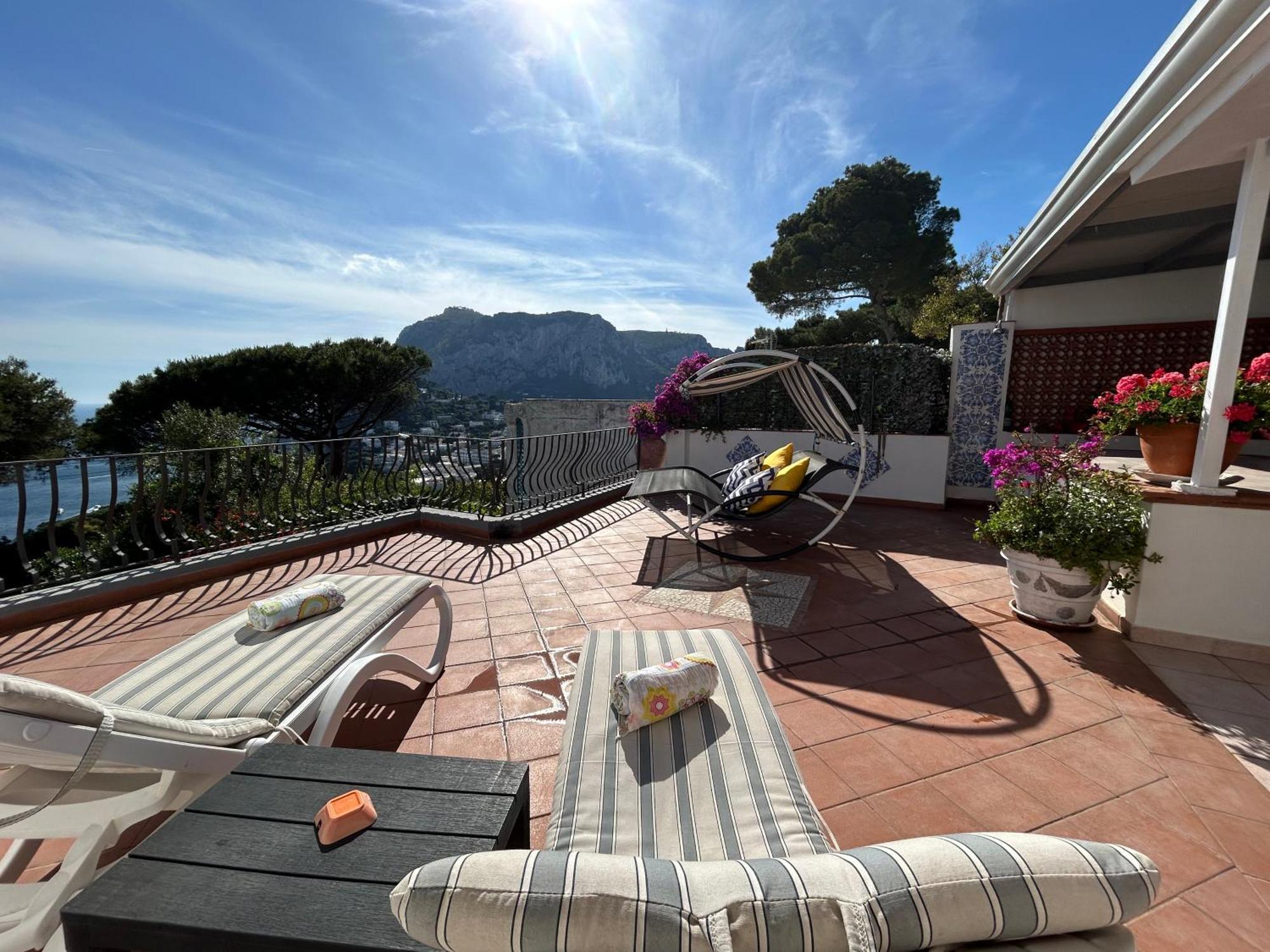 Marvelous Sea View Villa Capri Exterior foto